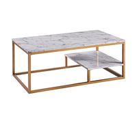 Teamson Home Table Basse Moderne Marmo Effet marbre pour Salon VNF-00036