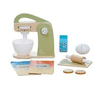 Teamson Kids Batteur pâtisserie 10 Accessoires de dinette Enfant garçon Fille Vert TK-W00007