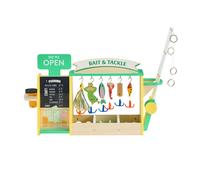 Teamson Kids Boutique De Peche Pour Enfant Et 26 Accessoires Vert Jaune