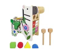 Teamson Kids Centre d'Activites Apprends et Joue Zebre avec Xylophone pour Tout-Petits
