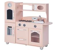 Cuisine enfant - Teamson Kids - Style retro - Rose - 97 X 29 X 93