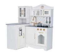 Teamson Kids Cuisine Enfant Marseille Jeu Fille garçon rétro Blanc TD-13119D