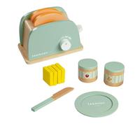 Teamson Kids Grille-Pain 11 Accessoires de dinette Enfant garçon Fille Vert TK-W00006