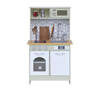 Teamson Kids Little Chef Boston Cuisine Bois Vert Clair/Blanc