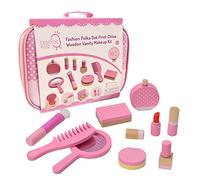Trousse Faux Maquillage Enfant Fille Jouet Imitation Cosmétique 10 Accessoires Rose Teamson Kids Tk-W00010