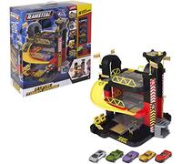 Teamsterz 1416475 Garage Tour 3 Niveaux avec 5 Voitures, 3-6 Ans
