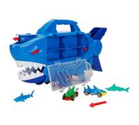 Teamsterz Beast Machines Shark Destroyer Ensemble Comprenant 2 véhicules moulés sous Pression, 2 Figurines de Requin, 3 Missiles, Lanceur de Missiles et Rangement pour jusqu'à 8 Voitures, étui