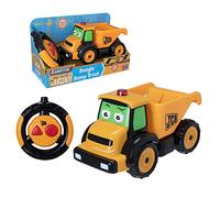 Teamsterz JCB My First Dougie Dump Truck | JCB RC Dump Truck Toy | Véhicule de construction télécommandé | Jeu de véhicules de construction JCB | Jouets de voiture de construction et de camion | À