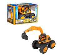 Teamsterz Pelle JCB 7 Pouces | Véhicules de Jeu de Construction JCB | Jouets pour véhicules de Construction d'intérieur, d'extérieur et de bac à Sable | Figurines et véhicules de Jeu pour Enfants |