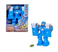 Teamsterz Robo Wreckers Gorilla Slam - Lanceur de voiture robotique Gorilla moulé sous pression avec lumières et sons | Comprend 1 voiture moulée sous pression | Jouet de piste de véhicule pour