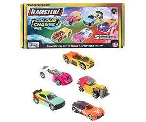 Teamsterz Street Machines Cars - Voitures moulées sous pression à changement de couleur | Voitures jouets activées par l'eau pour le bain et les jeux | Jouets de véhicule parfaits pour les enfants |