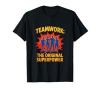 Teamwork The Original Superpower Comic Team Spirit T-Shirt