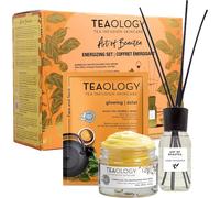 Teaology Soin Soin-du-visageÉdition limitéeSet énergisant Kombucha Tea Kombucha Tea Crème Revitalisante pour le Visage 50 ml + Masque Visage à la Vitamine C 21 ml + Diffuseur de Parfum au Thé Fleuri 1