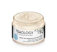 TEAOLOGY White Tea Miracle Anti-Age Cream 50 ml pour tous types de peau, avec format pratique, peau douce et soignée