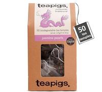 Teapigs Lot de 50 sachets de thé en perles de jasmin avec feuilles entières