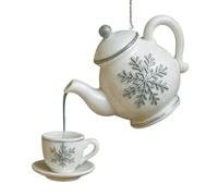 Teapot christmasOrnaments | Tea Pot christmasDecorations | Charm Home Decor For Wall Indoor Teapot christmasTree Decoration Adds Depth Outdoor Garden Yard Window Shelf Car Fireplace Office Room