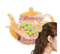 Teapot Hair Claw, Non Slip Jaw Clip, Strong Grip Barrettes, Small Claws Clips Thick Long, Cute Hairs Accessories for Styling in Home, Salon, Travel, Daily Wear, Parties, Gifting