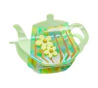 Teapot Hair Claw, Non Slip Jaw Clip, Strong Grip Barrettes, Small Claws Clips Thick Long, Cute Hairs Accessories for Styling in Home, Salon, Travel, Daily Wear, Parties, Gifting