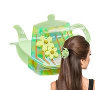Teapot Hair Claw, Non-Slip Jaw Clips, Small Clips for Women, Strong Grip Hair Catch, Hair Accessories for Long Hair, Women's Hair Claws, Durable Hair Claw Clips, Stylish Jaw Clips, Non-Slip Hair Clips