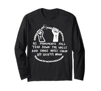 Tear Down Walls Shake Hates Chains Citation Social Justice Manche Longue