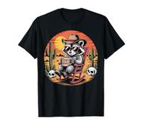 Tears of My Enemies Raccoon Cowboy Western Humour T-Shirt