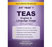TEAS English & Language Usage: Grammar, Vocabulary & Full-Length Practice Tests