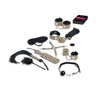 Tease & Please - Jeu de soumission avec accessoires BDSM - Léopard beige