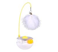 TEASER CAT, CHATTEN INTERACTIF TOYS ROLLER PISTES avec catnip, exercices Pet Toy Balls TEASER COLLES pour les jouets en plumes intérieurs avec des bâtons de taquinerie facilement modifiables et des pe