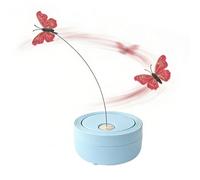 Teaser Électrique Pour Chat - Interactive Et Automatique Pour Taquiner Le Chat, Jouet D'errance Rechargeable Par USB, Design Papillon | Divertissement D’exercice De Jeu Pour Animaux De Compag