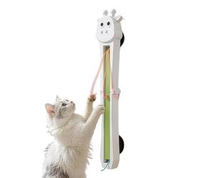 Teaser Électrique pour Chat x Interactifs Muraux et Rechargeables USB pour | Stimulants Chat pour d'Intérieur au Sol Stimulation Mentale et la Simulation de Chasse