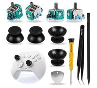 teasteam Joystick Analogique 3D pour Manette PS5 4 Pièces Capuchon Joystick Module pour Playstation 5 DualSense Anti-Drift Thumbstick Remplacement Accessoires Manette PS5 Outils Réparation