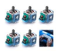 teasteam Joysticks Analogiques 3D pour Manette PS5 Remplacement Module Joystick PS5 Ω2K3 Thumbstick Contrôle Précis Réparation Rapide Manette avec Potentiomètre Bleu pour Playstation 5 Dualsense Edge