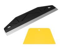 teasteam Paint Shield Protection de peinture 30,5 cm pour couper la peinture Noir Outil Guide de mesure Livré avec 1 grattoir