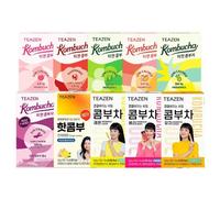 TEAZEN Kombucha 10 Flavor Set 10 sticks x 10 Flavors Lemon Berry Peach Pineapple