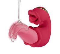 Teazers - Double Tongue Vibrator - Rose