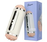 Teazers - Masturbateur vocal pour bouche et vagin (blanc)