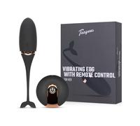 Teazers - Œuf vibrant de luxe avec télécommande - Noir