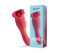 Teazers - Vibromasseur avec stimulateur clitoridien lécheur - Rouge