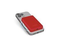 TEBB5000MAG1CR banque d'alimentation électrique Lithium Polymère (LiPo) 5000 mAh Recharge sans fil Rouge