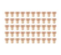Tebbomp 50Pc Bouchons de LièGe en Forme de T de LièGe de Bouteille de Vin pour Bouchon de Vin Bouchon de Vin Bouchons de Vin RéUtilisables Bouchon de Vin en Bois et en Caoutchouc