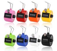 Tebery Hand Tally Counter Compteur Manuel Unisexe, Couleurs-8, 5.2 cm x 4.3 cm
