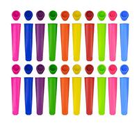 Tebery Lot de 20 Moules à Glace - Moule à Glace Moules Esquimaux Réutilisable Fabriqué à Partir de 100% de Silicone de Qualité Alimentaire - sans BPA - Idéal pour Les Enfants et Les Adultes