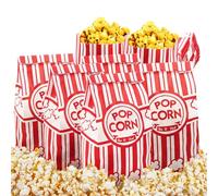 Tebery Lot de 400 sacs à popcorn, 21 x 9 cm, sacs à popcorn, sacs à bonbons pour soirée cinéma, soirée, mariage, anniversaire
