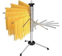 Tebery Séchoir à pâtes - Jusqu’à 2,5 kg - Réglables sur 16 niveaux - Barre de transport pliable intégrée