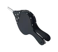 Tebery Soufflet en bois pour cheminée Noir 43,2 x 19,1 cm