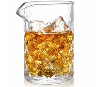 Teberylgs 425,2 gram Cocktail Mixer en verre clair - Coupe diamant Motif