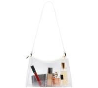 TEBIEKOY Sac transparent pour événements de stade - Petit sac à bandoulière approuvé par le stade avec fermeture éclair, sac de stade transparent pour concerts et événements sportifs, style 2