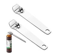 Tebinzi 2 Ouvre-Flacon de Liquide Oral,Capuchon en Aluminium Suspendu | 2 pièces décapsuleur de Bouteille ustensile de Cuisine résistant à la Corrosion pour Poche et Porte-clés avec Trou de Queue