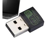 Tebinzi Adaptateur réseau sans Fil, récepteur Wi-FI USB | Adaptateur réseau de Transmission Haut débit pour Ordinateurs Portables, Smartphones et téléviseurs intelligents