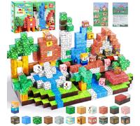 TEBOKHAD Construction Magnetique Enfant, 110 Pièces Cube Magnétique, Blocs Magnétiques Jouet, Jouet éducatif Montessori pour Enfants 3 4 5 6 7 8 9 10 Ans Cadeau Créatif